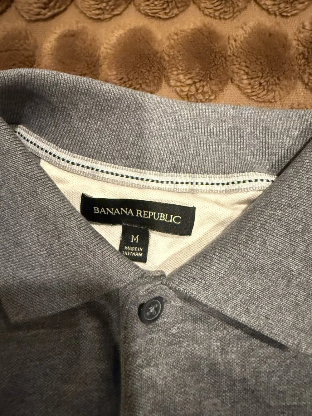 Banana Republic Gray Polo